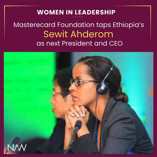 Born in Ethiopia, Sewit Ahderom will lead one of the largest and most impactful philanthropies in the world. The Mastercard Foundation holds more than $53 billion in assets - with a vision that fosters a "world where everyone has the opportunity to learn and prosper." Described as a seasoned tech leader, she has most recently been advising on initiatives that apply emerging technologies to expand learning for displaced communities, and guiding organisations on the effective adoption of AI to add