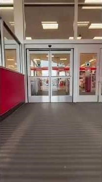these automatic doors are crunchy #target