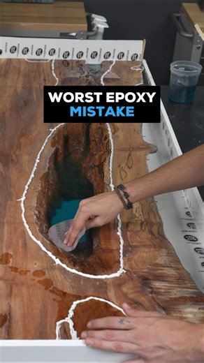 🛠️ WHY YOU MUST SAND BETWEEN EPOXY LAYERS 🛠️ We built this resin table in two pours: 🔹 Base layer with liquid pigment 🔹 Top layer with mica powder for depth ✨ Here’s the rule for multiple pours: 1️⃣ Pour your next layer while the first is still tacky, so they fuse together. 2️⃣ OR—if the first layer is fully cured—lightly sand before the next pour. Why sanding? Once resin cures, it’s too smooth. Sanding creates micro-scratches so the next layer bonds strong. 💪 Skip this step and your layers