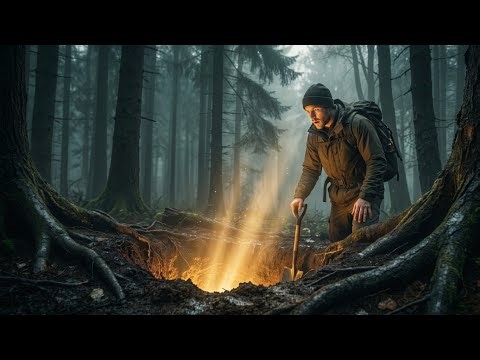 Hidden Underground Shelter Build Under a Giant Tree ASMR Survival 
