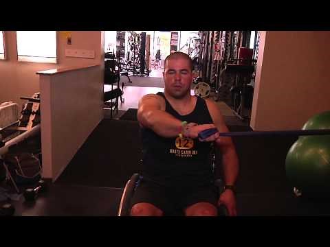 How To Do Posterior Deltoids Exercise using Theraband