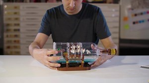 The LEGO Ideas Ship in a Bottle has washed up on shore and is available now! | LEGO
