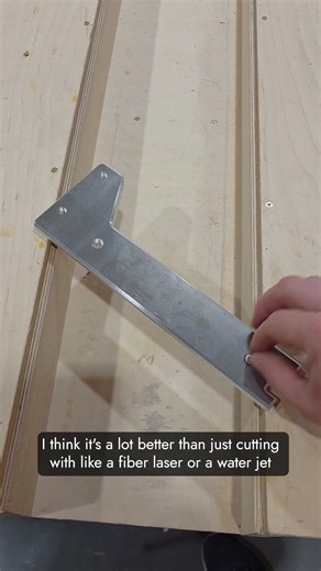 CNC aluminium cutting | What a router can do that a laser can't