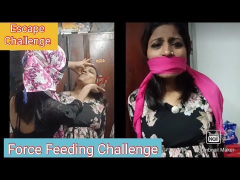 #like Force Feeding Challenge/Struggle Video/Escape CHALLENGE/The Tina's World #entertainment