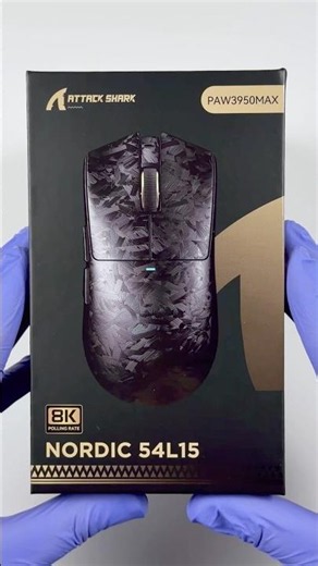 Attack Shark X11 Ultra gaming mouse unboxing! #asmr