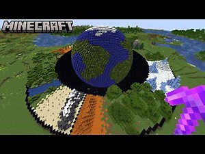 Ich habe die GANZE ERDE in Minecraft gebaut