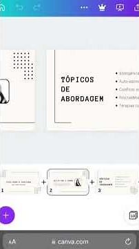 Como criar slides no CANVA #tutorial #canva #slideshow #estudos