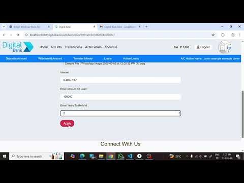 🏦💳 Digital Banking System in MERN Stack | Online Banking | Admin & User Panel | Full Project Demo 🚀