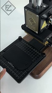 How to Deboss a Leather Luggage Tag | EC17 Machine Demo