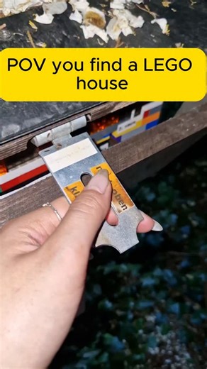 Geocaching on Instagram: "💚 Geocache of the Week 💚 🔐🧱 This LEGO® cache is full of surprises. Would you crack the code? 🧱🔐 Video by nhamymaus. Video: A geocacher opens a wooden box mounted on a pole to reveal an interactive LEGO® house, complete with instructions hidden inside. They press a button, lift a lever, and a drawer slides open. Next, they unlock a lock attached to the pole. As the final door opens, a LEGO-built geocaching Trackable hotel is revealed inside. #geocaching #geocache #