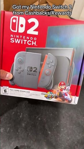 Got my Nintendo Switch 2 for free from Cashbacks/ Rewards