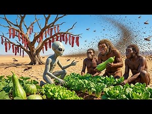 Life 3.8 Million Years Ago | Prehistoric People Chased Away Locusts