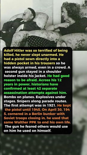 42 People Tried to Kill Hitler — So He Slept With a Pistol for 22 Years Straight