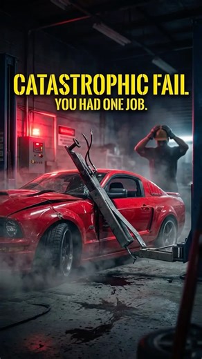 TOP 5 Car Lift Fails 💀#shorts