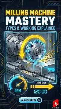 Milling Machine Explained | Types, Working & Applications | Mechanical