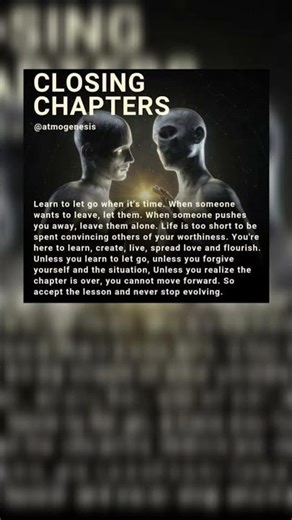 Learn to let go when it's time