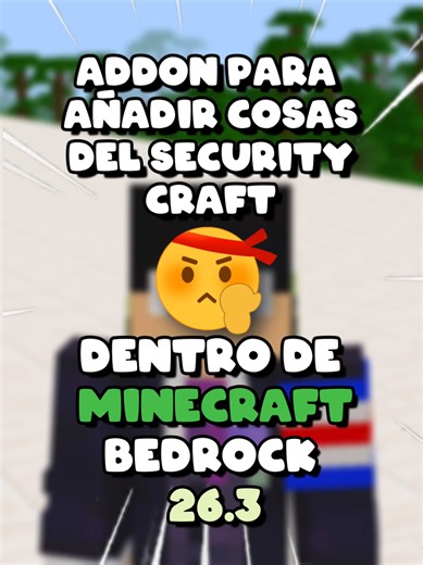 Addon para añadir el Mod de Security Craft en Minecraft Bedrock 🤭 [RED] Security Craft Addon Este addon te permite Proteger tus mundos con nuevos bloques que ayudan a tener más seguridad dentro del juego ADDONS RECOMENDADOS PARA MINECRAFT BEDROCK DISPONIBLES EN MCPEDL SUPER ÉPICOS #mcpedladdons #addon #bedrock #mcbedrock #mcpedl