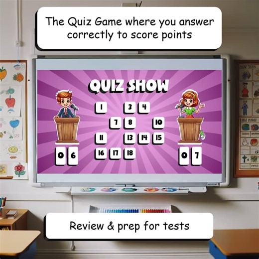 3 QUIZ SHOW Science Games - Electromagnetic Spectrum - Grade 6 No Prep Review