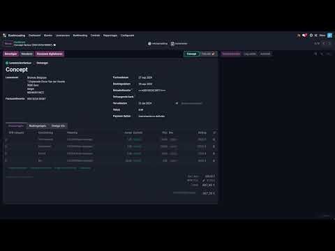 PEPPOL: creation of a PDF