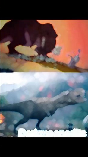 Sharptooth VS Rexy (Land Before Time VS Jurassic Park,World)