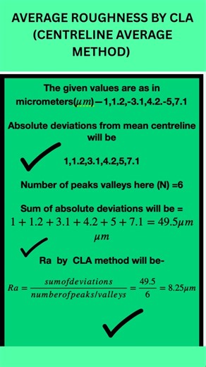 Numerical problem on surface roughness#shortsvideo#education#shortsfeed#physics#tech#technology