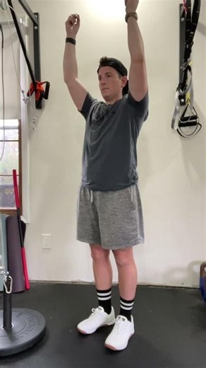 overhead shrug