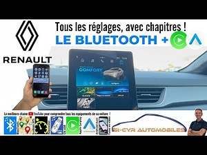 RENAULT OpenR link Clio, Captur, Associer téléphone, Carplay & Android auto…Guide complet Bluetooth