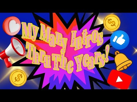 All My YouTube Intros in One Video 🎬