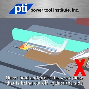 1.9K views | When using a table saw, accidents and kickback can be avoided by following the safety procedures shown in this short clip. To access the full video, click here: https://www.youtube.com/watch?v=73QtKOsvzkE&t=307s Sponsored by The Power Tool Institute | Popular Woodworking | Facebook