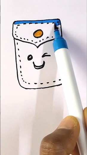 Pocket drawing easy for kids 😁 | Pant 👖 #shorts #yt #shortvideo #drawing #painting #kidsart