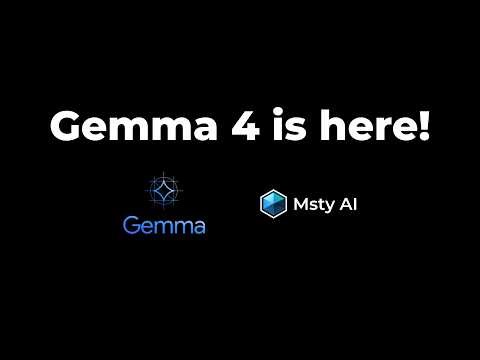 Gemma-4 in Msty Studio