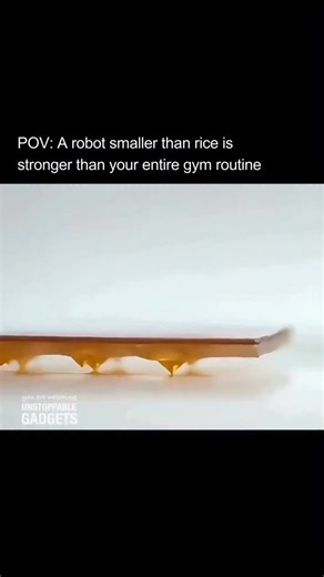 AI News | Tech | Human Impact on Instagram: "Scientists in Seoul just built something that looks like science fiction made real. These ant-like microbots from Hanyang University are so small you can barely see them… yet they can lift and transport hundreds to thousands of times their own weight. Each bot is smaller than a grain of rice and moves with remarkable precision. When they operate in swarms they behave almost like a living organism coordinating movement, redistributing load and adapting