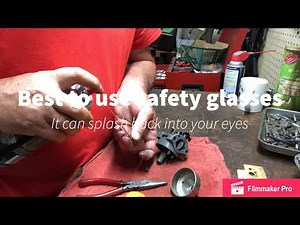Honda mower carb cleaning
