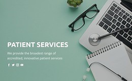About healthcare and medicine - HTML Template by Nicepage