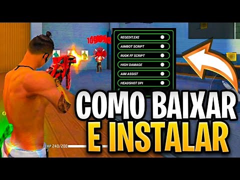COMO BAIXAR E INSTALAR HACK NO FREE FIRE ATUALIZADO EM 2023 DE CAPA (LINK DIRETO) MOD MENU FFH4X