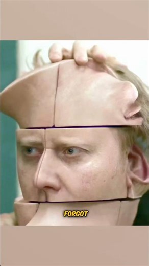 The Man With a Rubik’s Cube Head 😨