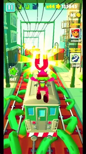 Subway Surfers North Pole map Plant Invasion 🌱❄️#shorts #subwaysurfers#subway #challenge#gaming#2025