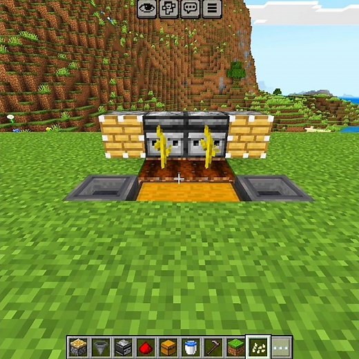 Minecraft Automatic Pumpkin Farm 🎃 | 100% Auto Collection to Chest! 🤯#shorts #viral