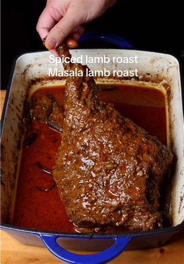 Spiced Lamb Roast Recipe with Masala Flavor