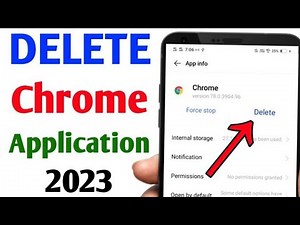 How To Delete Google Chrome Application (2023) | how to uninstall chrome in mobile (without root)
