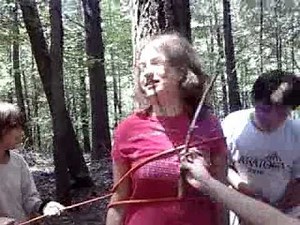 Me being tied to a tree