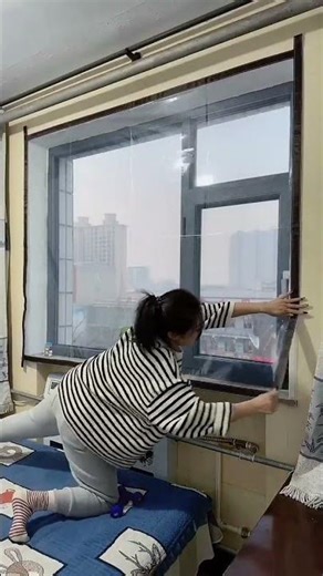 Thick, extra-cotton thermal curtains – a quick fix for drafty windows! Ladies