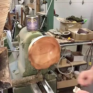 "This is how I apply the Salad Bowl Finish from General Finishes. Forgot to put my latex gloves on, please always use protection 😉" - Jim Sprague of Sprague Woodturning located in Ontario, Canada. Check out more at spraguewoodturning.ca Visit the General Finishes Design Center at http://designs.generalfinishes.com/color-category/wood-turning to see more wood turned pieces. #generalfinishes #woodturning #gfsaladbowlfinish | General Finishes