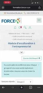 Comment accéder a la salle virtuelle pour le coaching en préincubation version mobile ?