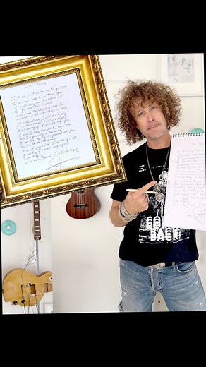What song lyrics mean the most to you? Now for the holidays in our store, custom signed lyrics sheets, Jonny will personalize it to you. website 👇 in comments | Art Of Dying
