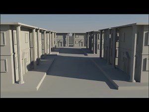 street modeling in autodesk maya 3d