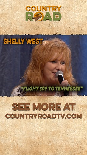 Shelly West - Flight 309 to Tennessee. See more at countryroadtv.com! #countrymusic #countrysongs #shellywest #singer #nashville #legacy #countrysfamilyreunion | Country Road TV