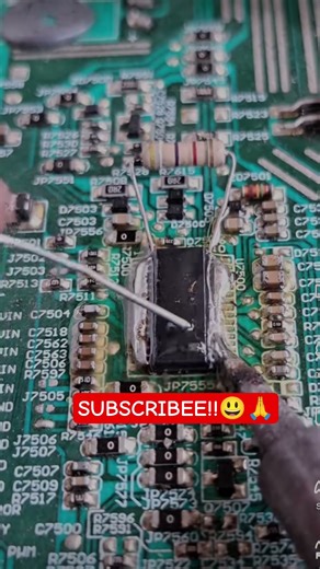 Removing the SMD IC usingResistor#tutorial #shorts#electronics#automobile #electroniccomponent#viral