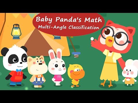 Baby Panda's World Of Math #52 - Learn About Multi-Angle Classification with Quacky | BabyBus Games