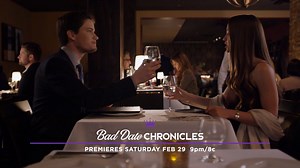 Sometimes the thing you have in common with a new date is that you don't want to be there! Enjoy this sneak peek, and tune in February 29 at 9pm/8c for the Hallmark Channel premiere of "Bad Date Chronicles"! | Hallmark Channel